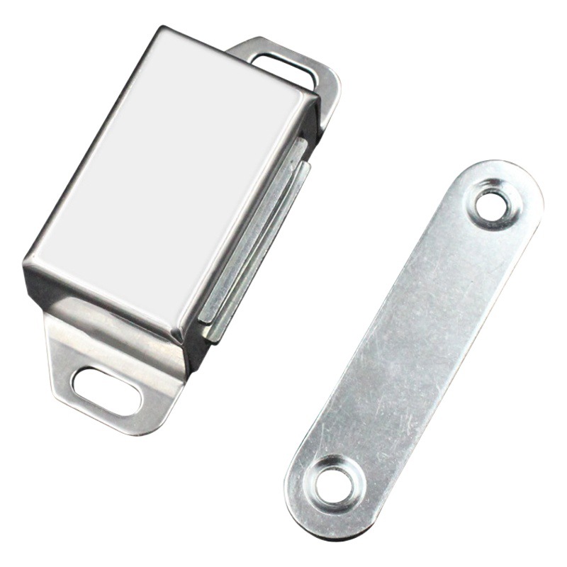 Su popular fuerte magnético grande de acero inoxidable armario magnético clip magnético piso de madera Puerta de gabinete de acero inoxidable táctil magnética