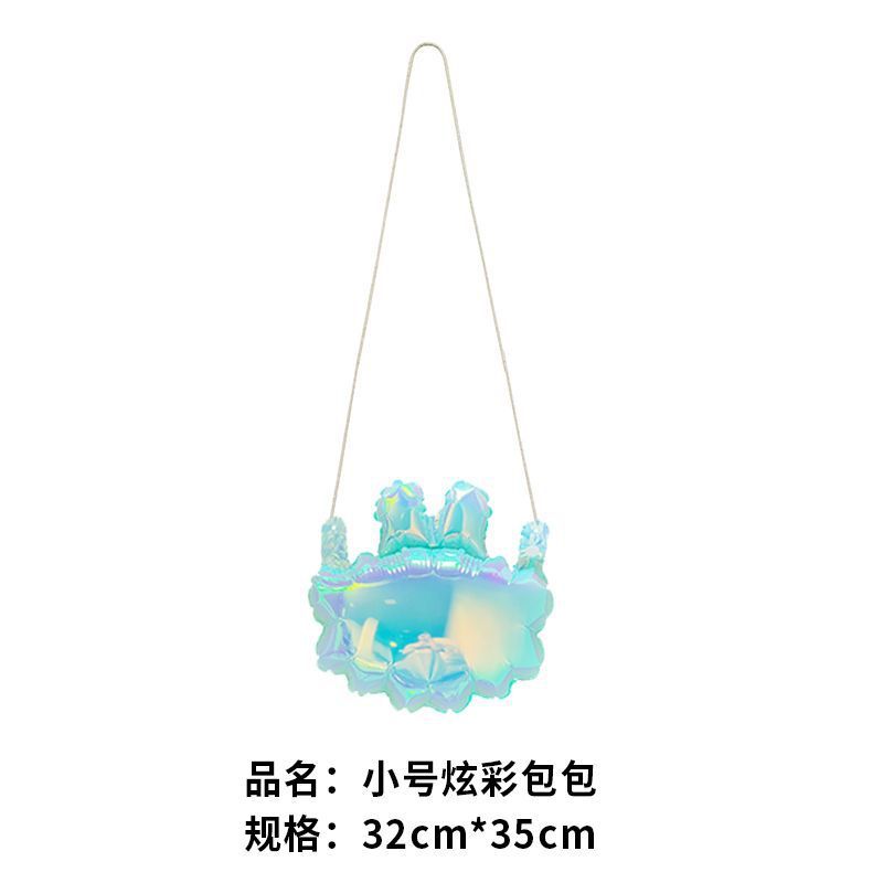 赤い本ins風が輝いてかわいい女の子が風船をかばんします。|undefined