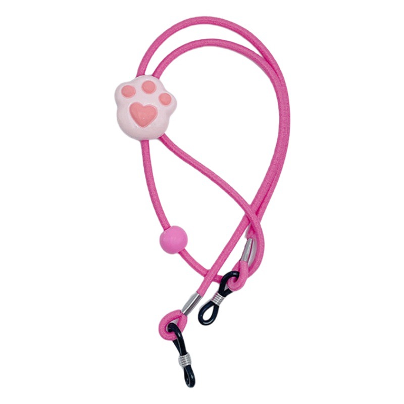 Children's Sunglasses Lanyard Kidsren's Glasses Anti-Slip Rope Adjustable Cartoon Cute Rope Hanging Neck Anti-Lost Rope Anti-Drop Chain
