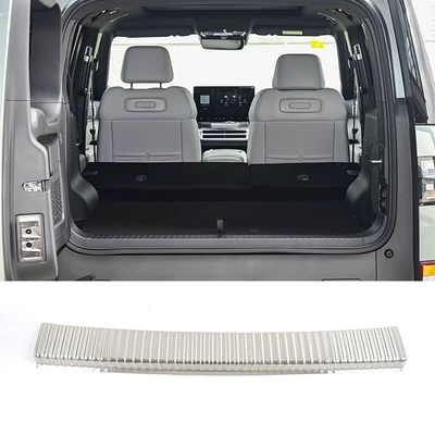 Dekorativ pedal başlıqları – for Byd Leopard 7 Stainless - trunk-inside-1-piece-of-inner-rear-guard-stainless-steel-silver-titanium-brushed-for-byd-leopard-7