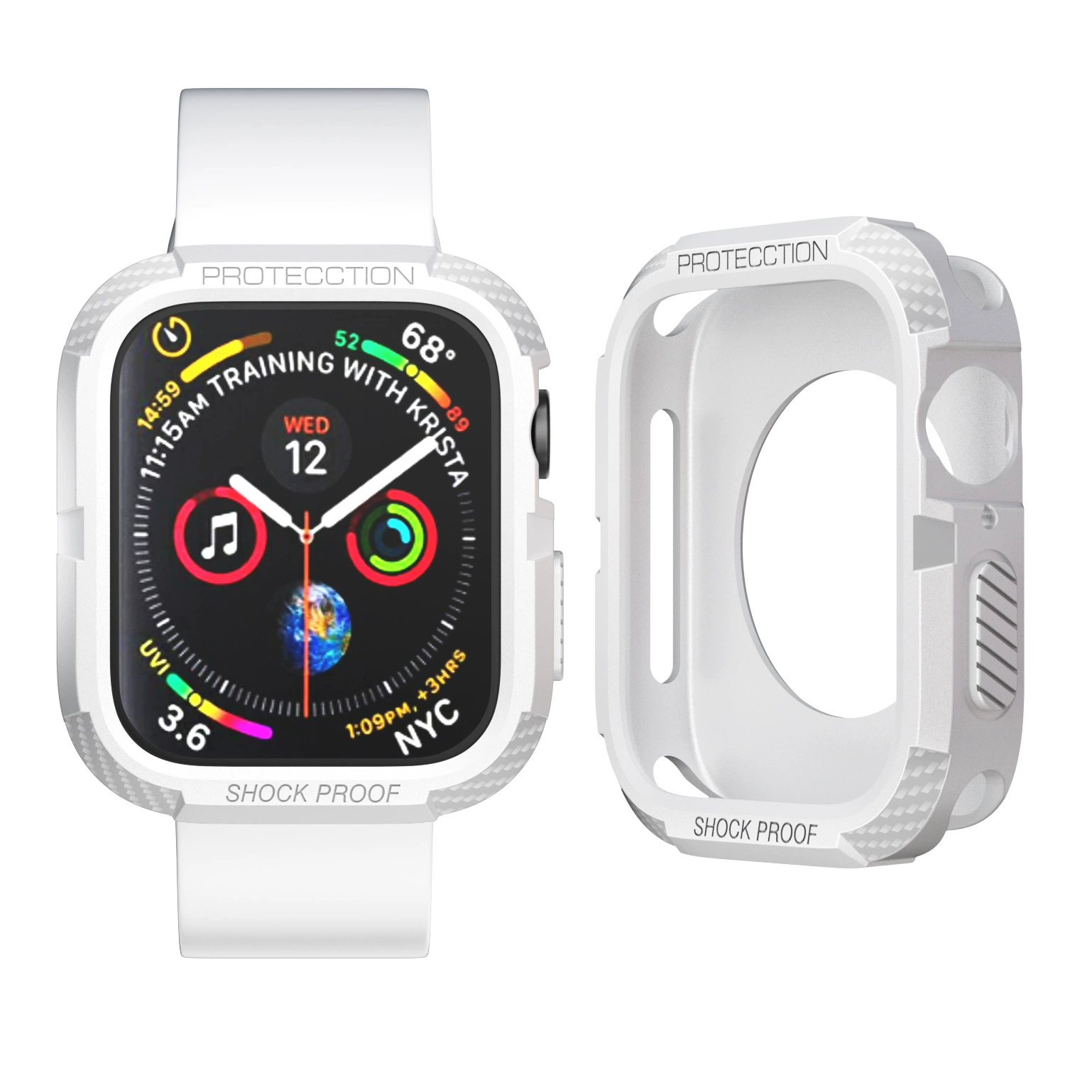 Совместимо с защитной крышкой для Apple Watch Apple Watch защитный чехол iWatch456789 поколение три защита TPU