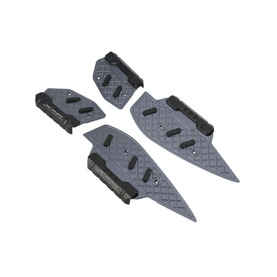 Suitable for Xmax300 Yamaha 17-26 Motorcycle pedals - original-hole-slot-non-destructive-installation-widened-foot-padstitanium-color