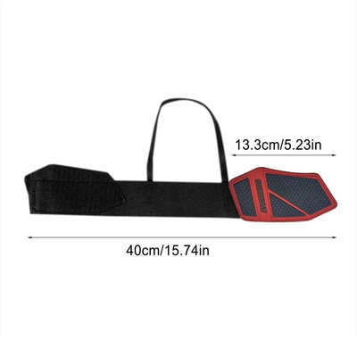 Shoe Cover, Widened, Anti-Scratch, Wear-Resistant, Motorcycle Safety Supplies - polygonal-motorcycle-foot-covers-dussersat-red-bottom-navy-blue