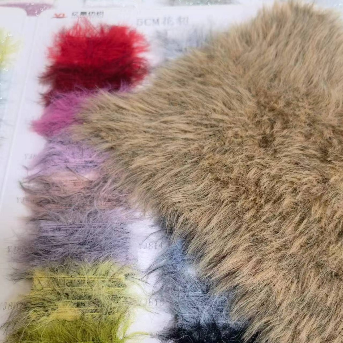 1.3公分银丝仿貂5公分彩丝仿貂5公分花貂金丝仿貂七彩仿貂闪貂