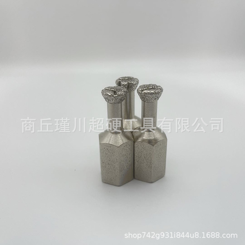 花岗岩外墙干挂用M6电镀式背栓钻头头部直径10.2连接孔M14
