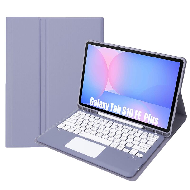 For Samsung Galaxy tab S10FE Plus 13.1 inch Bluetooth Keyboard X620B Pen Slot Leather Case For Samsung Galaxy tab S10FE Plus 13.1 inch Bluetooth Keyboard X620B Pen Slot Leather Case