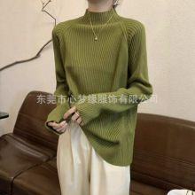 跨境亚马逊外贸服装女式毛衣 大朗毛衣库存服装Women's jumper