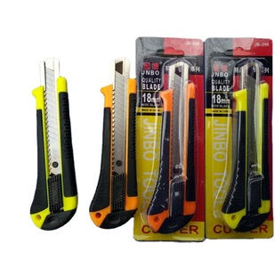 Art knife factory direct sales art supplies paper cutting knife manual cutting knife wallpaper knife glue coated durable handle