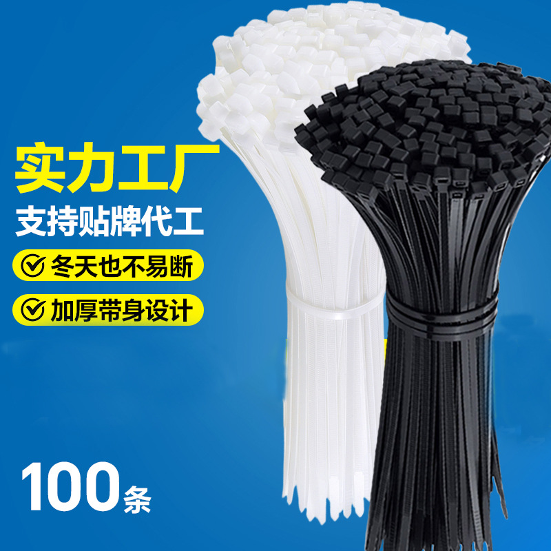 Bridas de Nylon Autobloqueantes para Organización de Cables