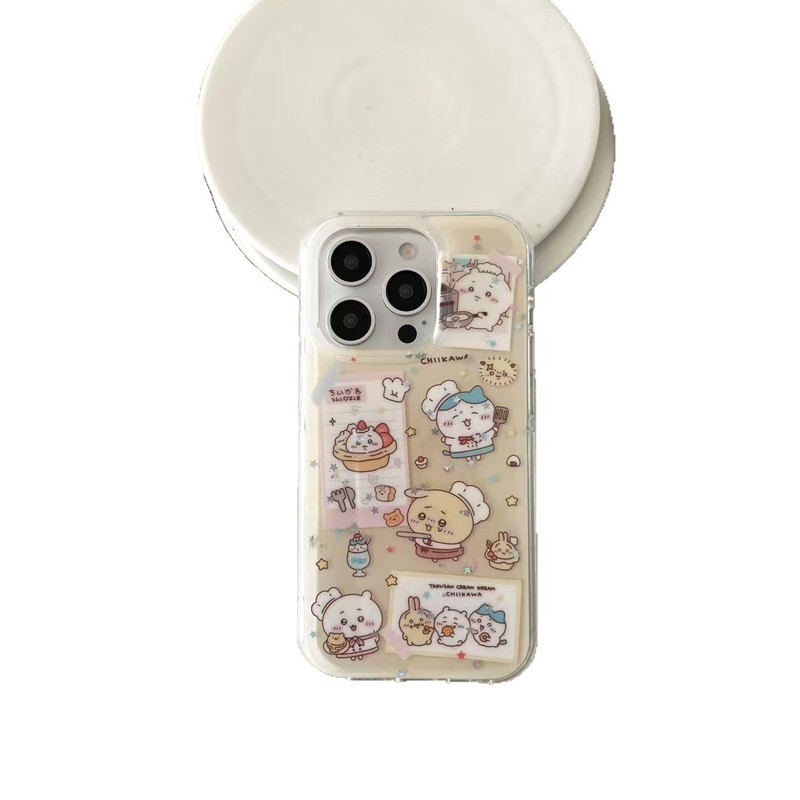小红书爆款可爱吉伊卡哇适用iphone16promax苹果15新款14手机壳13|undefined