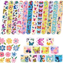 新款亚马逊蝴蝶系列啪啪圈手环 PVC儿童手腕带