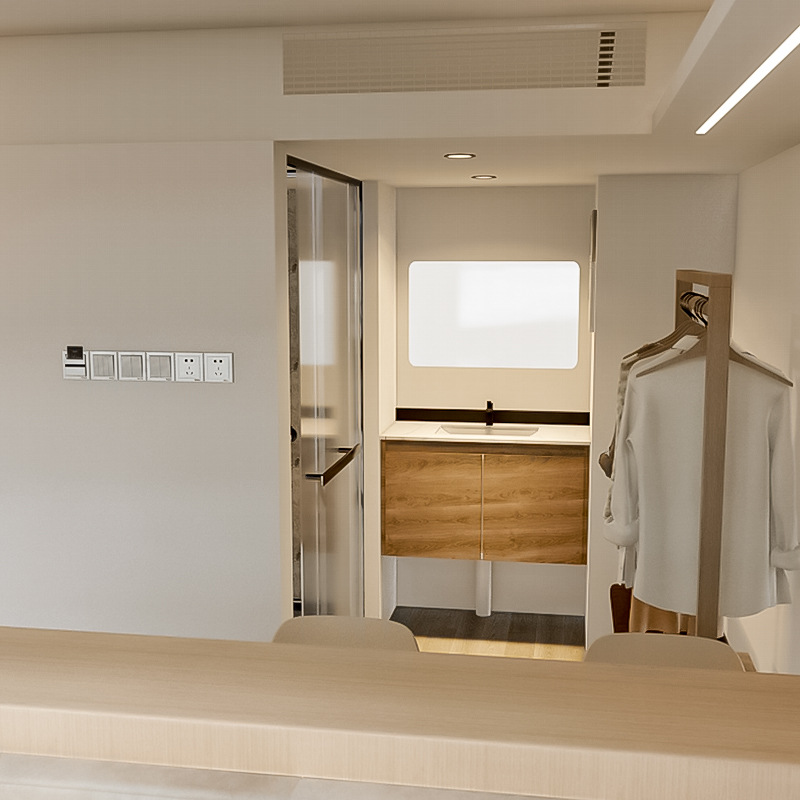 Cápsula espacial Casa móvil Casa de familia móvil Producto terminado Residente Villa integrada Hotel al aire libre totalmente equipado Almacén de Apple