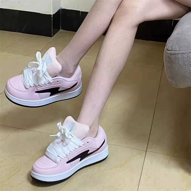 Tide, high sneakers platform, footwear, universal sports white shoes for leisure, trend of season