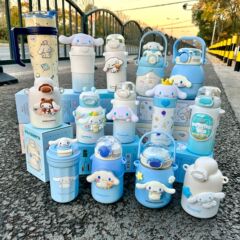 サンリオ正規版大耳犬玉桂犬集合新型爆金児童男子女子保温カッププラスチックカップコップ