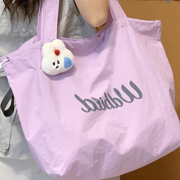 Relaxed Style Tote Bag for Women 2025 New Drawstring Canvas Bag Commuter Lightweight Handbag Large Capacity Shoulder Bag Relaxed Style Tote Bag for Women 2025 New Drawstring Canvas Bag Commuter Lightweight Handbag Large Capacity Shoulder Bag