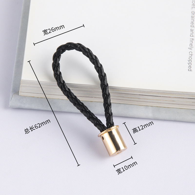 Lujo ligero simple europeo cuerda de cuero manija armario puerta zapato gabinete cajón cuerda trenzada de oro manija oculta moda manija minimalista image 7