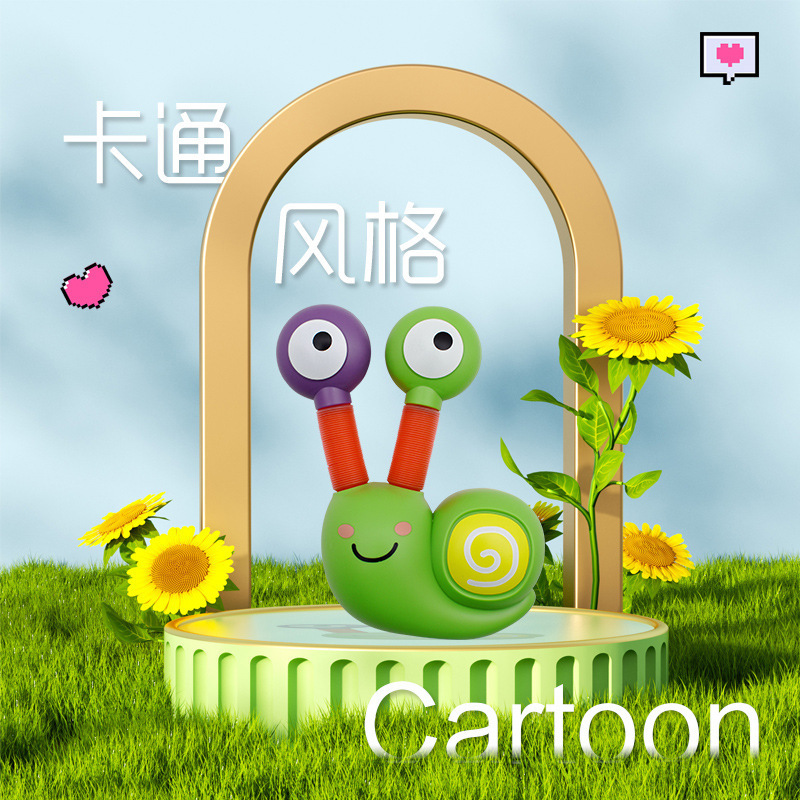 Juguete de tubo telescópico de jirafa con ventosa luminosa y versátil popular transfronterizo juguete educativo de descompresión para niños juguete popular de celebridades de internet