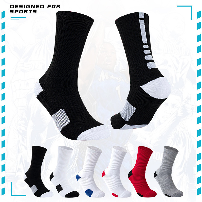 Nba American Basketball Socks Practical Thickeneded Elite Socks Training Mid-Calf Sports Socks Towel Bottom Socks Manufacturer Wholesale