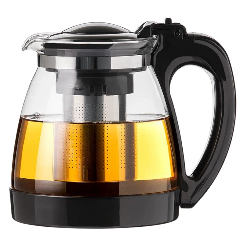 Стеклянный чайник Кунг-фу, бытовой большой чайник, одиночный чайник, термостойкий фильтр, цветочный чайник, черный чай, чайный набор