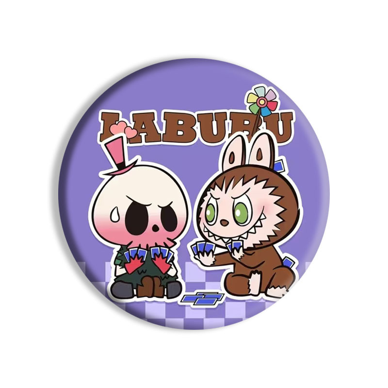 labubu かわいい漫画アニメーション周辺クリエイティブキャラクターバッジ|undefined