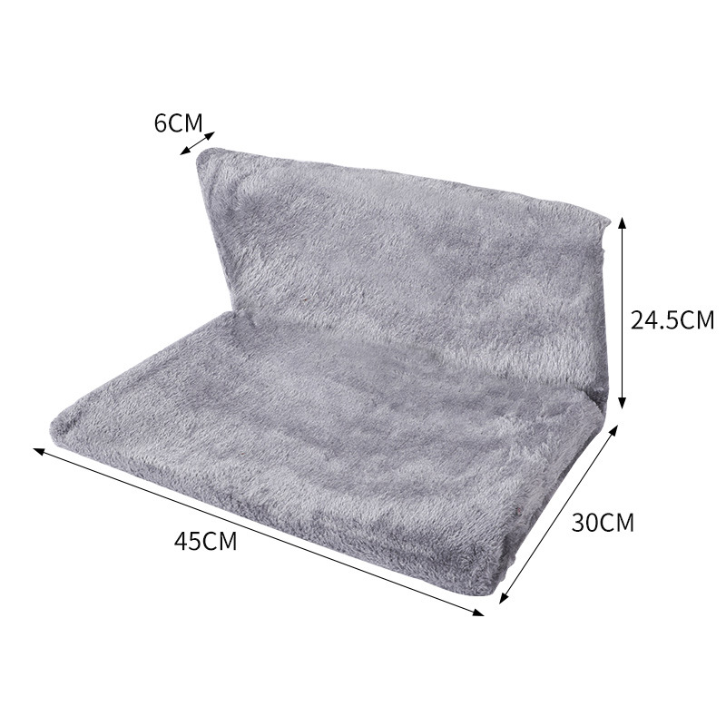 L자형 해먹 - 토끼털 그레이