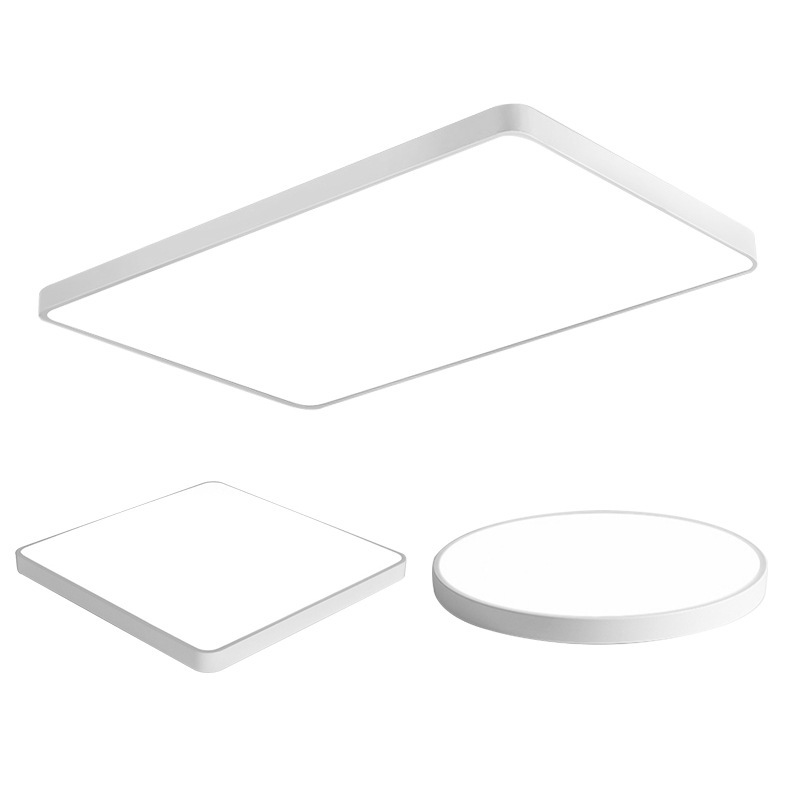 Lámpara de techo LED de espectro completo simple 80cm gran luz redonda de sala de estar luminosa habitación luminosa lámpara principal de dormitorio luminaria grande