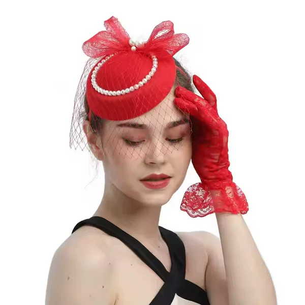 Amazon Mesh Fascinator Headpiece Bridal Wedding Feather Hair Accessory Tea Party Horse Racing Festival Wedding Headpiece