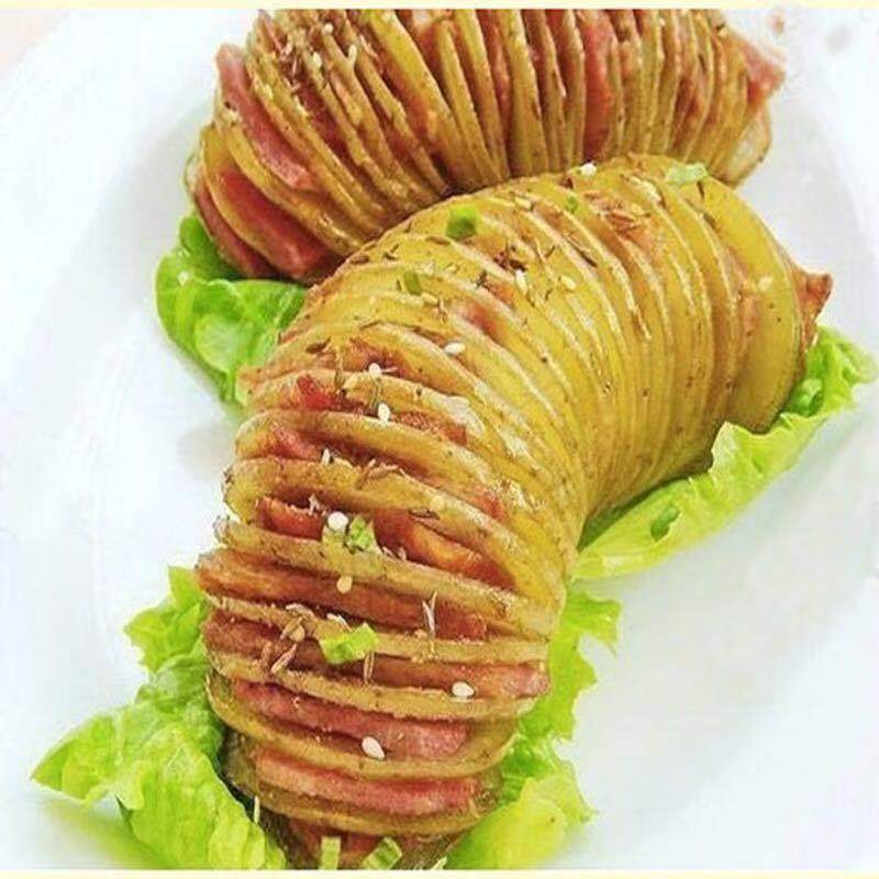 クロスボーダー手動ステンレス回転ポテトタワーマッシュポテト機竜巻ジャガイモ神器熱売|undefined