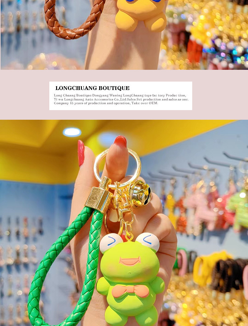 35g Weight Bag Pendant, Keychain Classification 1 Piece Quantity Casual, Street Occasion Resin Material Animal Pattern Unisex Gender Cartoon Style, Cute Style 1 Piece Cartoon Style Cute Animal Resin Unisex Bag Pendant Keychain 7