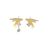 Design earrings, advanced fashionable silver needle, trend of season, silver 925 sample, high-quality style, wholesale