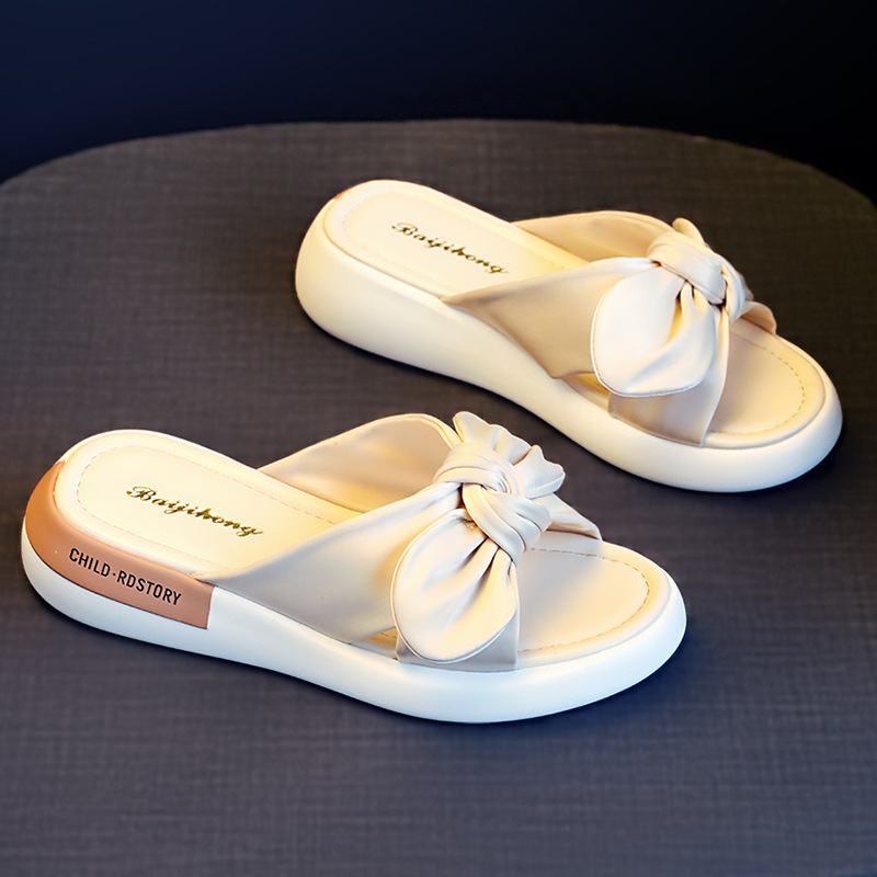 Hausschuhe, Damenschuhe, Sommeroberbekleidung, 2023, Neues Plateau, Keilabsätze, stilvolle, feenhafte Strandsandalen, Damensandalen_voghion.com