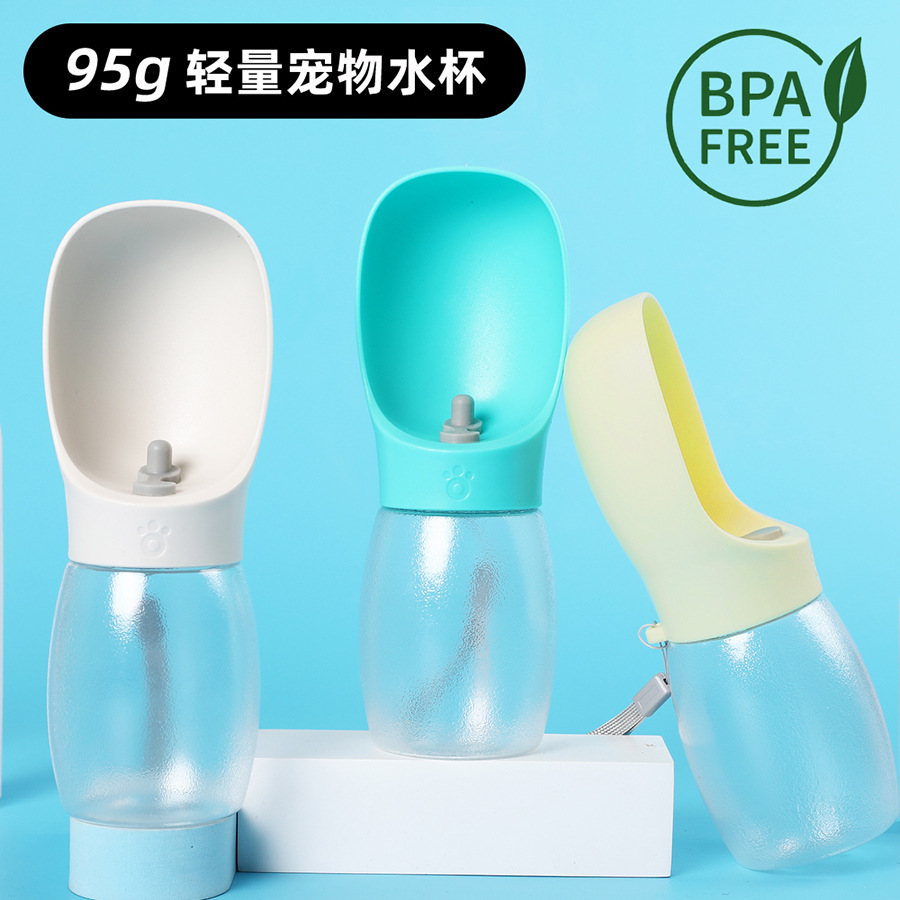 Ventas transfronterizas calientes de perro acompañante taza de agua de alimentación de agua potable al aire libre botella de agua portátil de gran capacidad