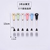 Cartoon fruit fork stainless steel, fruit dessert ceramics