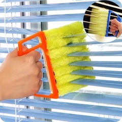 Air conditioner gap brush, removable washable window cleaner, exhaust fan dust removal, no-rinse edge brush, detachable cloth sleeve brush