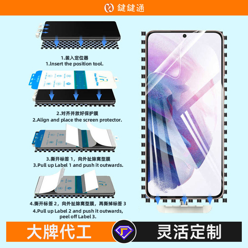 Película Anti-Reflejante para Samsung S25 Ultra, Película Protectora Anti-Espía para S26, Película de Hidrogel para S24U, Película para Teléfono Móvil image 5