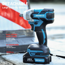 外贸MT285款无刷锂电冲击扳手风炮木工架子工扳手源头工厂批发