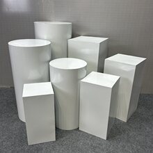 铁艺甜品台订婚宴罗马柱圆柱摆件商场橱窗展示台婚礼方柱路引