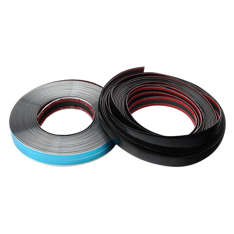 Яркая черная отделка окна оконная рама автомобиля хромированная отделка яркая полоса Темный Самурай Модифицированная дверь автомобиля наклейки для защиты от столкновений Черный