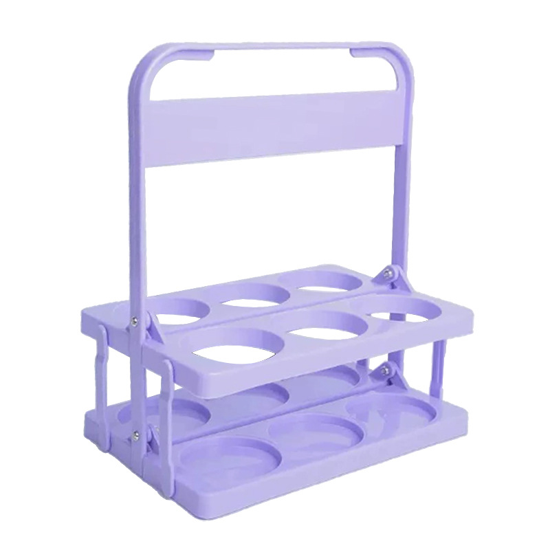 Cesta de cerveza de plástico plegable, soporte portátil de cerveza para bebidas, hervidor deportivo, soporte portátil, soporte para cerveza
