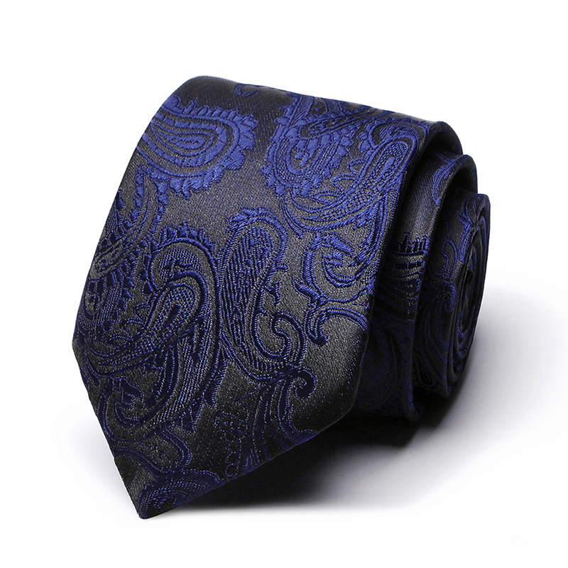 Polyester Silk 8cm Business Men's Formal Wedding Studio Tie_voghion.com
