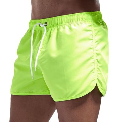 Wish New Fashionable Summer Beach Pants Men's Polyester Shorts Quick Dry Multi-color Men's Casual Shorts 
