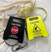 X 91143 No Parking Fashion Show Bag 时装秀斜挎包 欧美风向跨