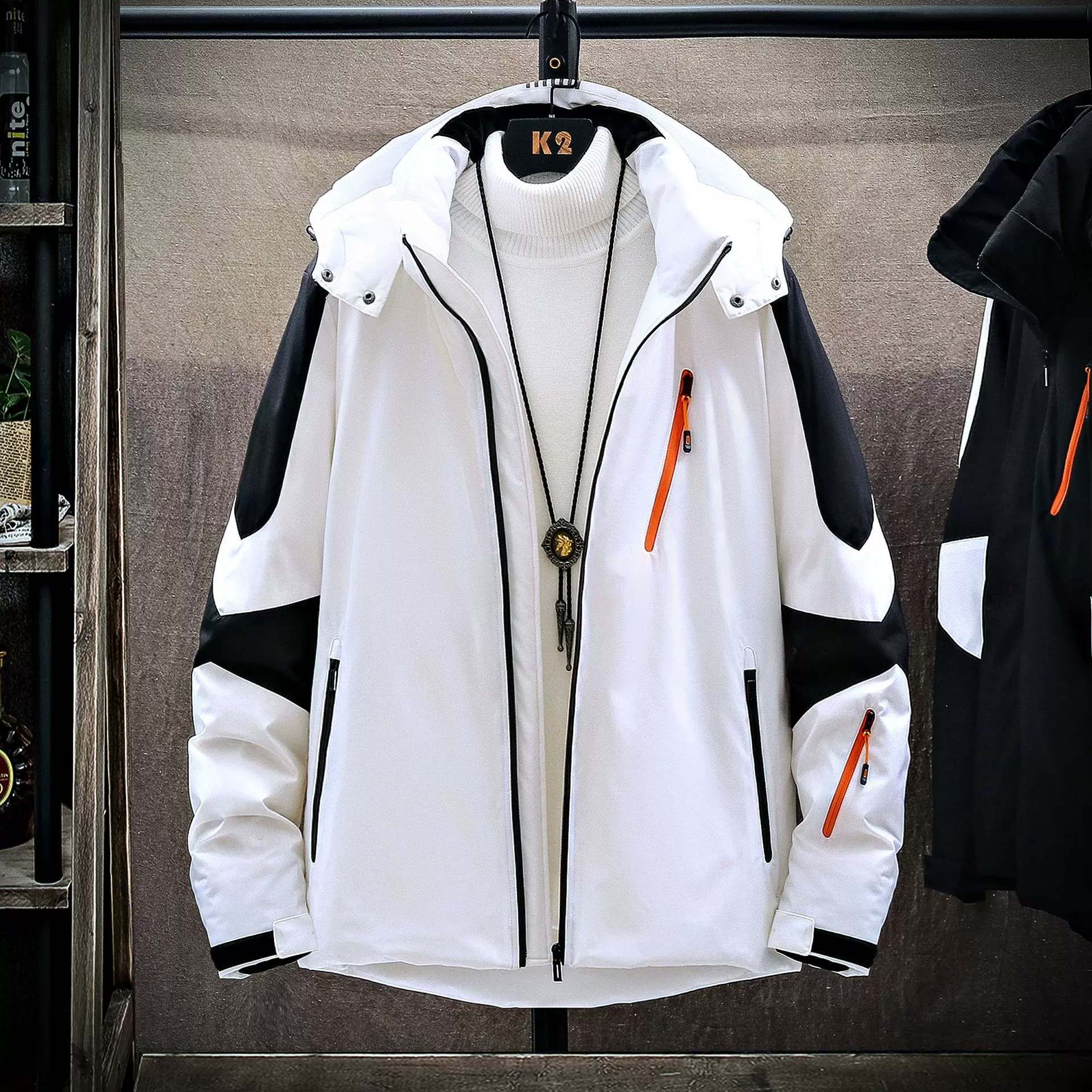 羽绒服男2025冬季新品青少年男士短款加厚保暖连帽户外外套男情侣