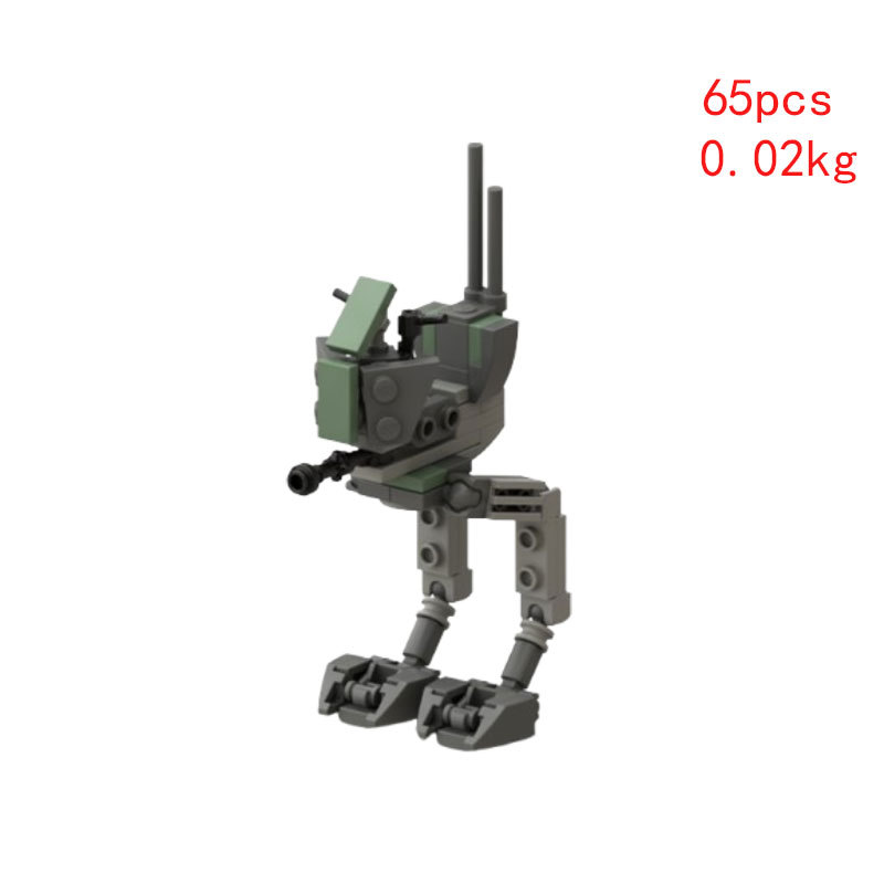 Mecha Baustein Spielzeug Mini Modell Pädagogisches Set_voghion.com