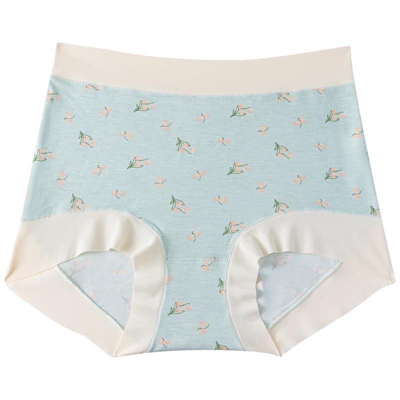 Ropa interior de la madre entrepierna antibacteriana de algodón de mediana edad y ancianos cintura alta abdomen gordo mm pantalones sueltos de gran tamaño bragas sin costuras verano