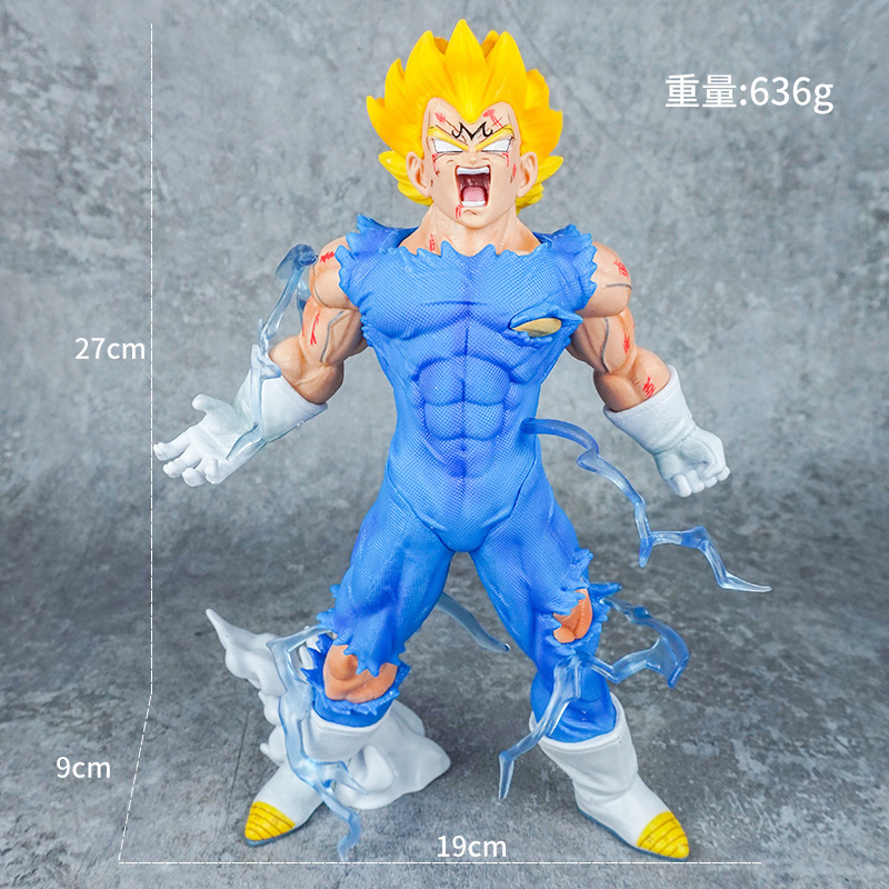 ドラゴンボール家族ポートレート悟空カカロットフィギュアサイヤ人ベジータスーパーブルー人形周辺誕生日ギフト|undefined