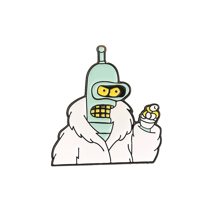 Европейский и американский мультфильм FUTURAMA вылетает будущий значок робот Бенд браслетница, мужской, мужской фибрус