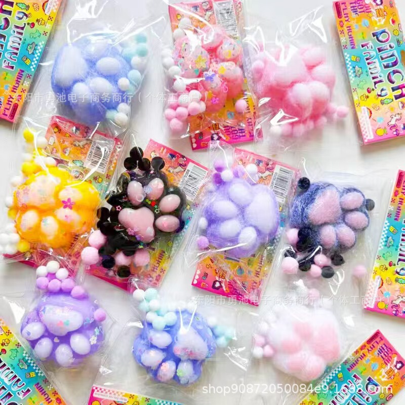 Cross-Border Popular Plush Cat Paw Squishy Toy, Ultra-Soft Tpr Putty Slow Rebound Stress Relief Toy Wholesale Cross-Border Popular Plush Cat Paw Squishy Toy, Ultra-Soft Tpr Putty Slow Rebound Stress Relief Toy Wholesale