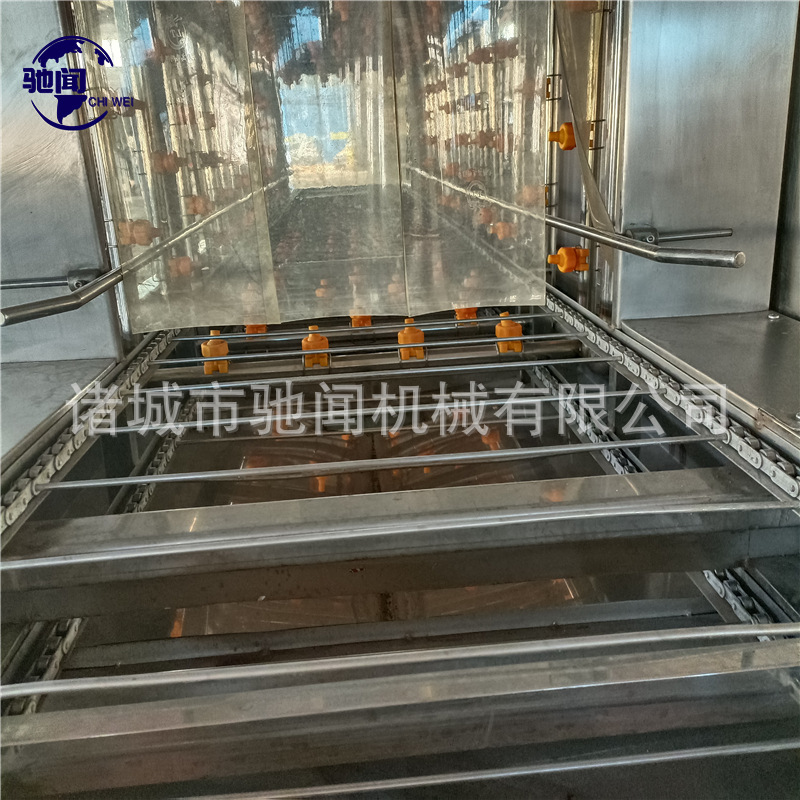 高压喷淋去油污洗筐机 屠宰场周转筐清洗机 全自动蔬菜筐高压清