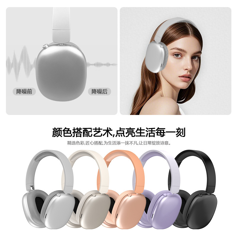 VJE35ANC アクティブノイズリダクションヘッドマウントワイヤレス Bluetooth ヘッドセット長持ち携帯電話通話ヘッドセットクロスボーダーメーカー|undefined